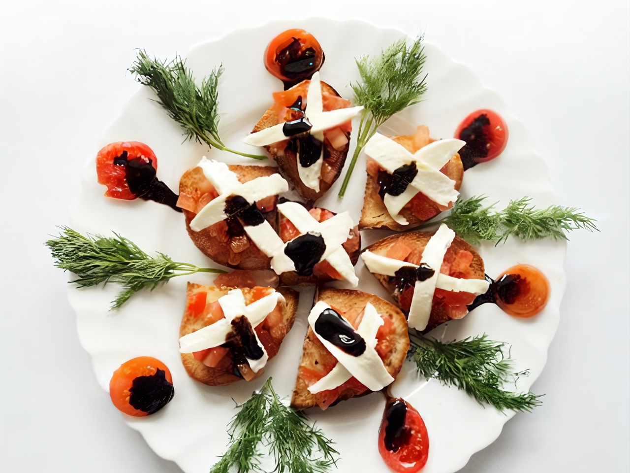 Bruschetta with Unagrande Mozzarella and Tomatoes
