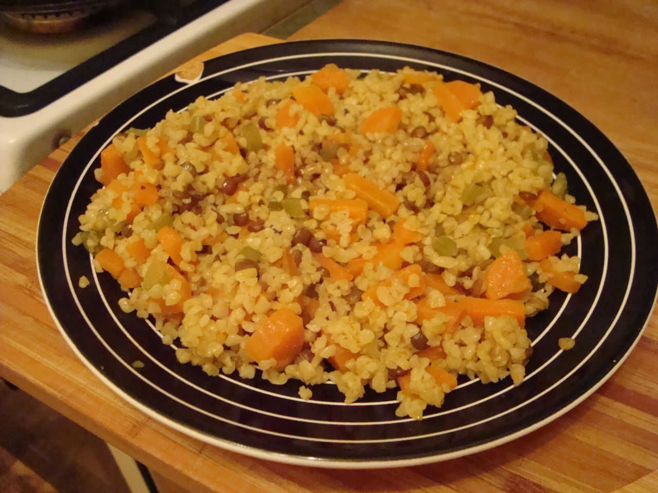 Bulgur with Lentils and Vegetables