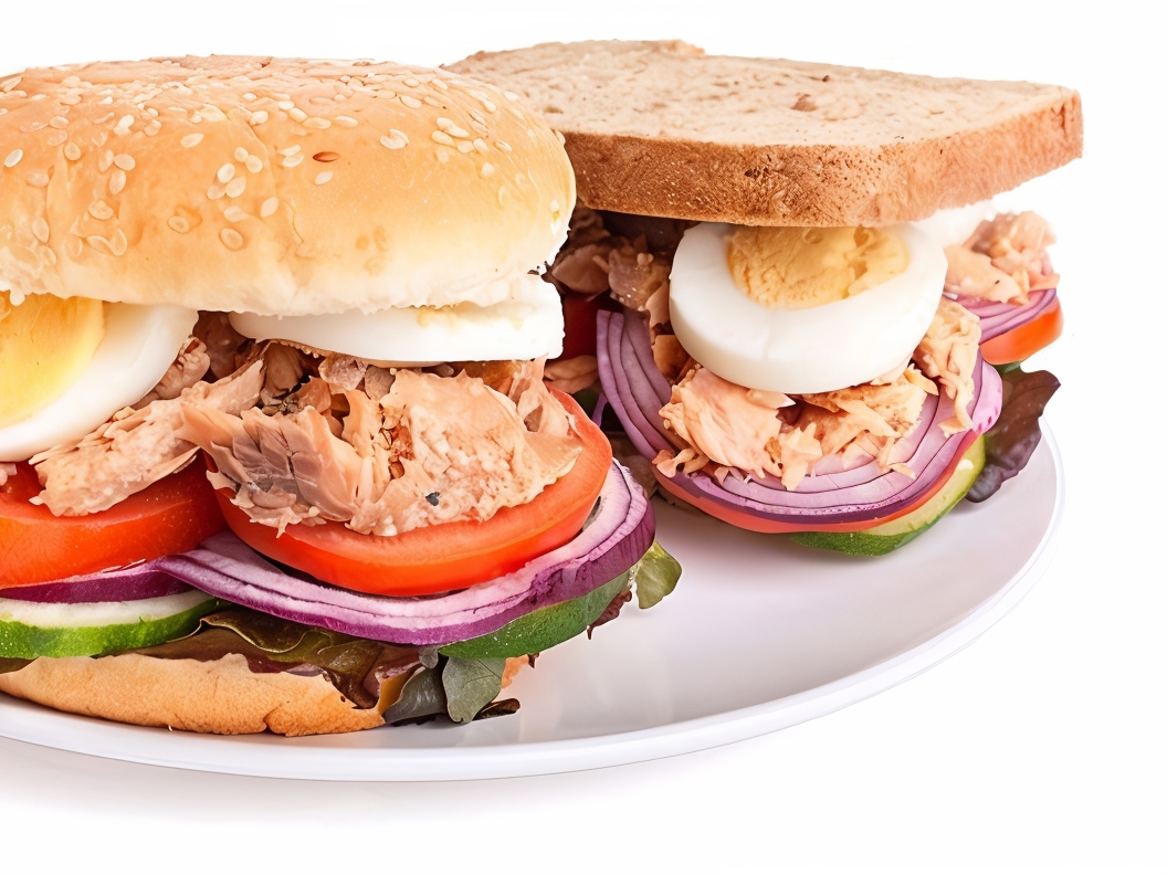 Tuna Burgers with Herb Mayonnaise