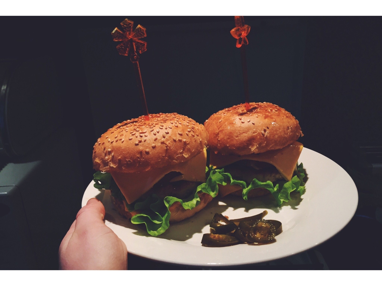 Lamb and Jalapeño Burgers