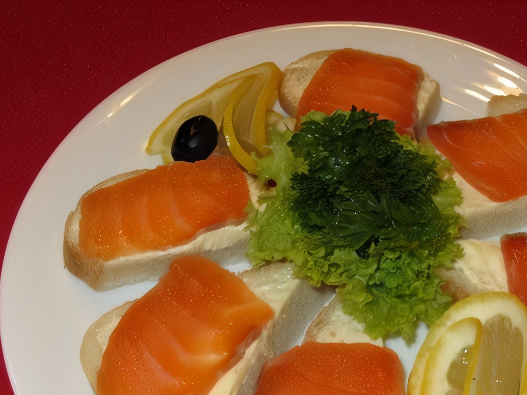 Sandwich with Red Fish