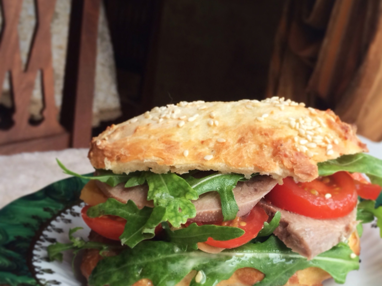 Homemade Bun Sandwiches