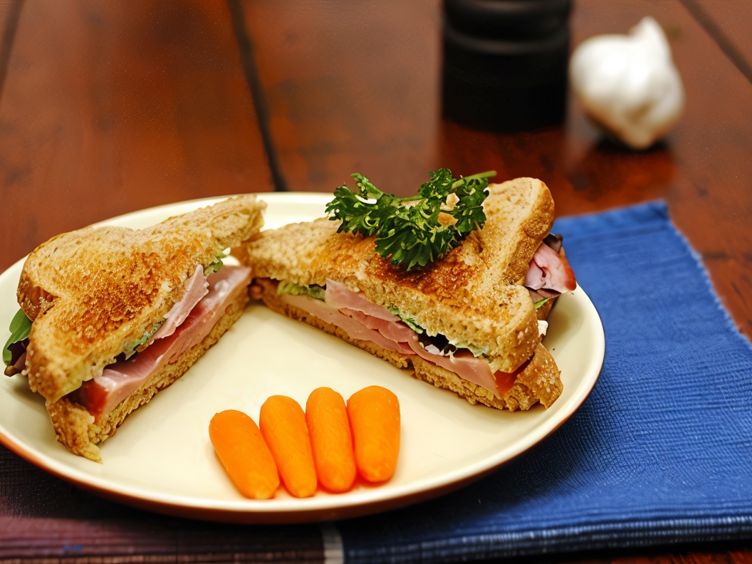 Sandwiches with Carrots and Garlic