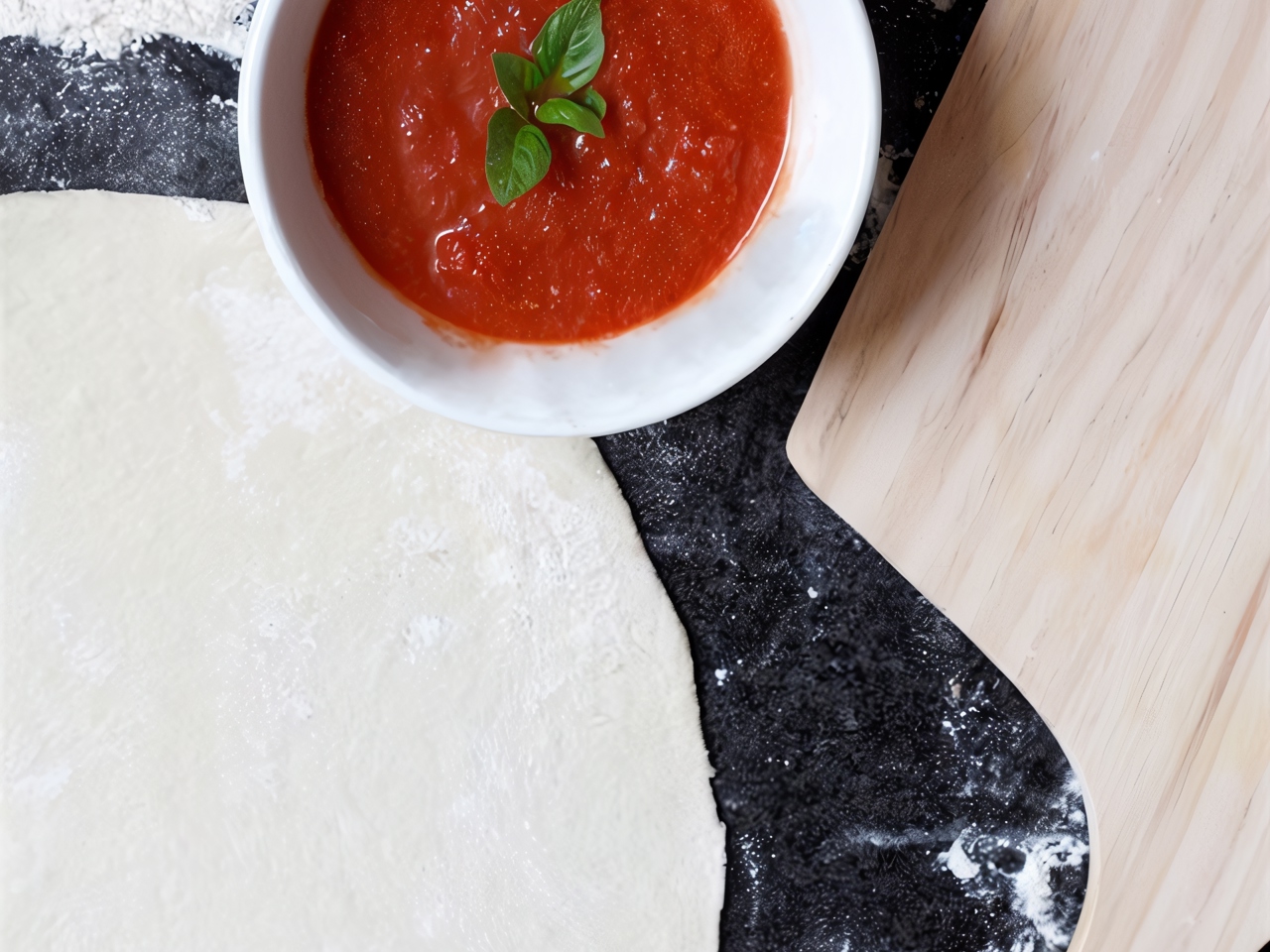 Quick Yeast Dough for Pizza