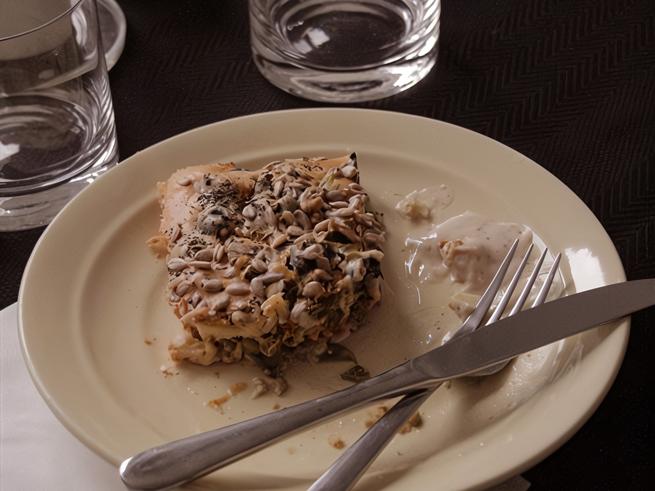 Quick Chicken Pie with Green Beans and Rice Dough