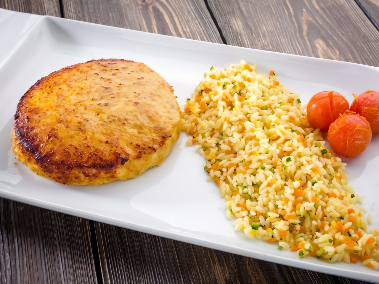 King Chicken Cutlet with Roasted Pumpkin