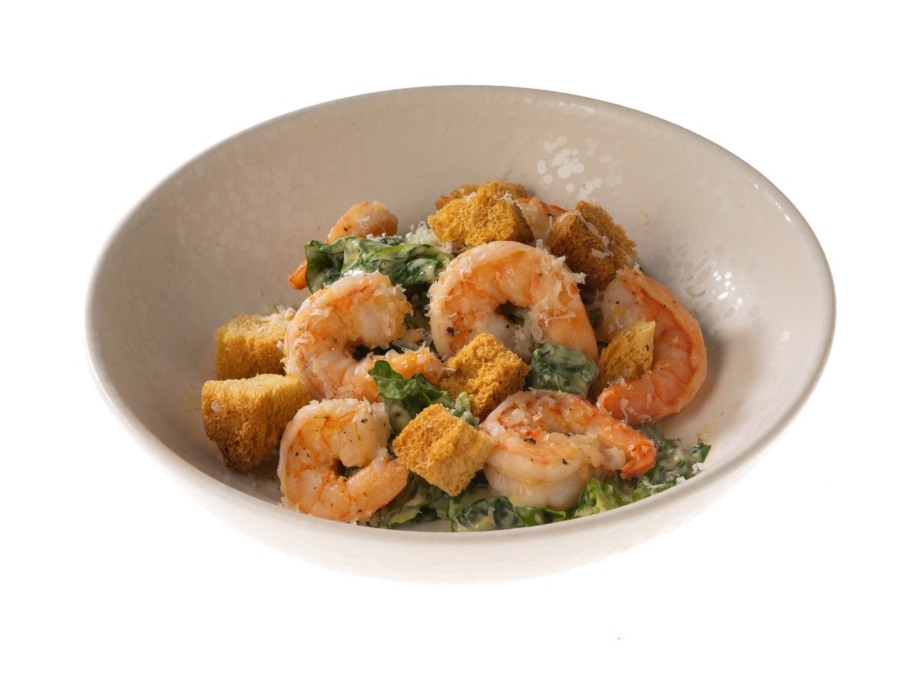 Caesar Salad with Shrimp