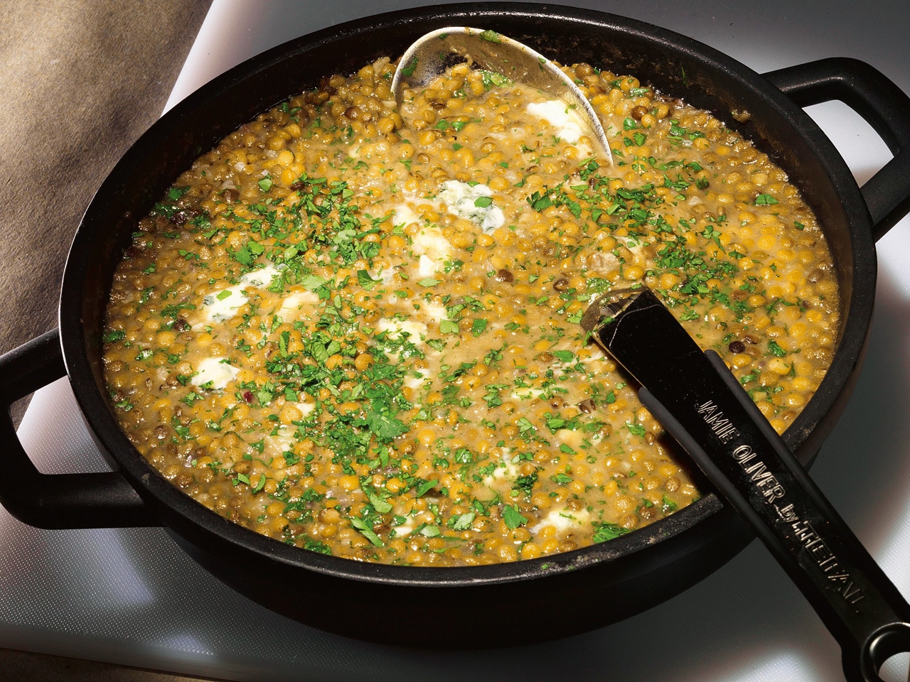 Lentils with Gorgonzola