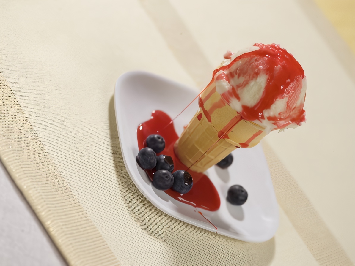 Blueberry Syrup with Ginger Flavor