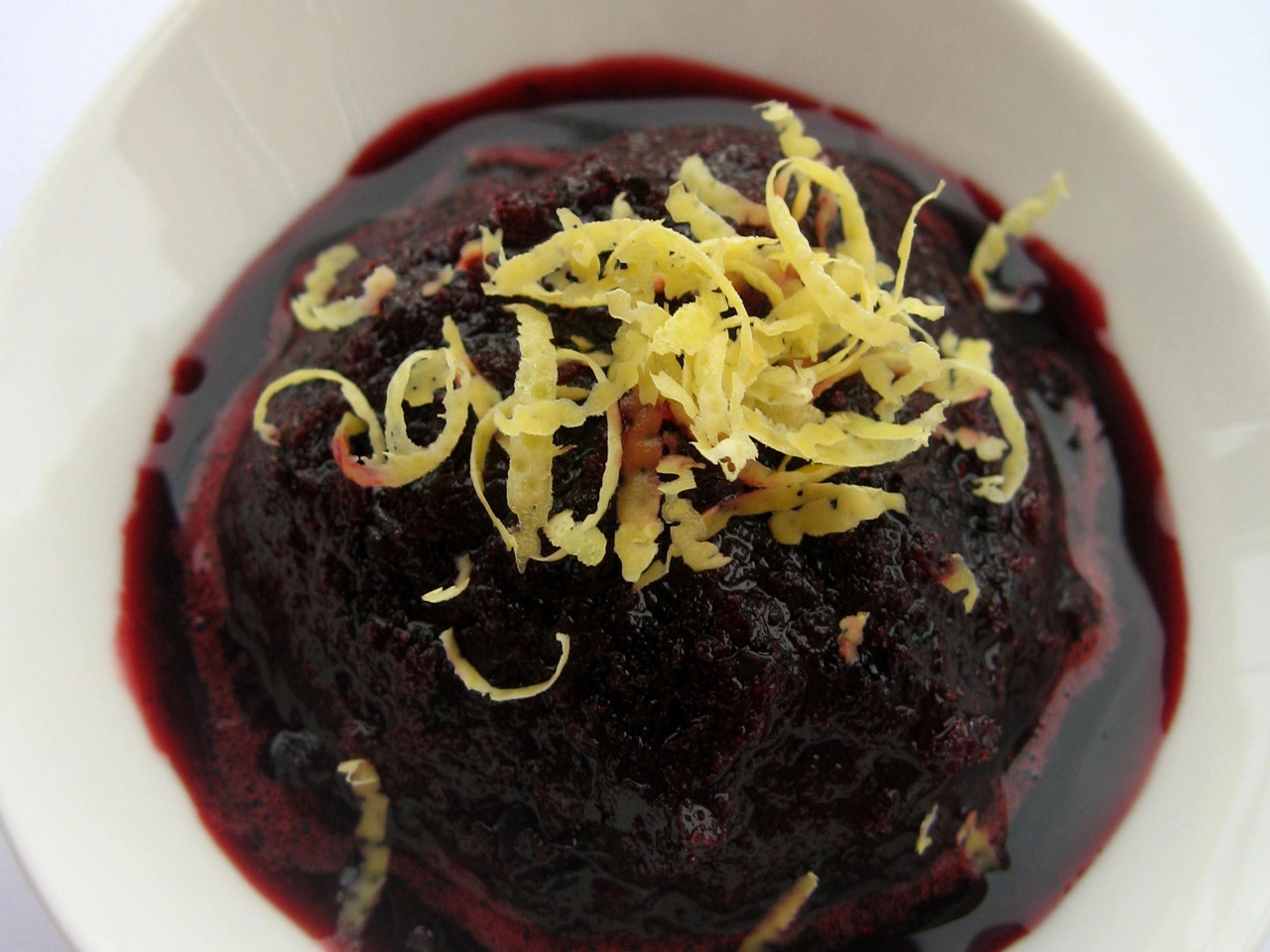 Blueberry Pomegranate Sorbet