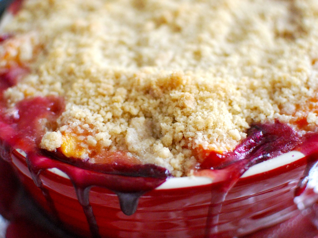 Blueberry Peach Crumble