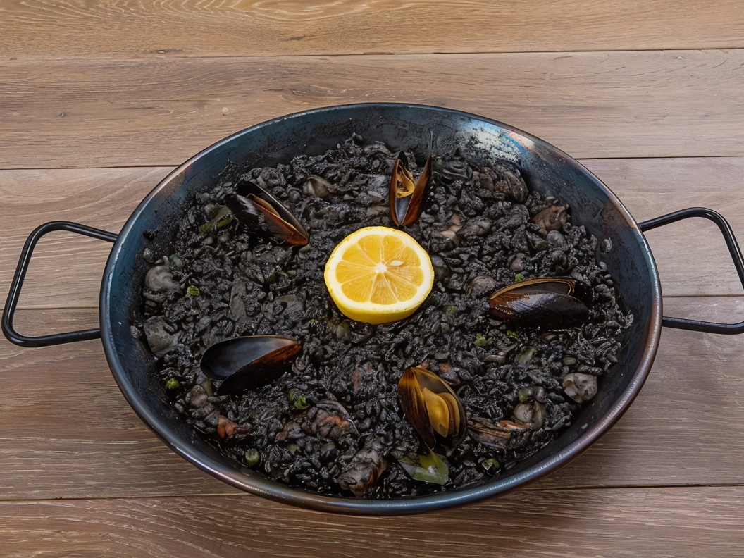Black Rice with Seafood