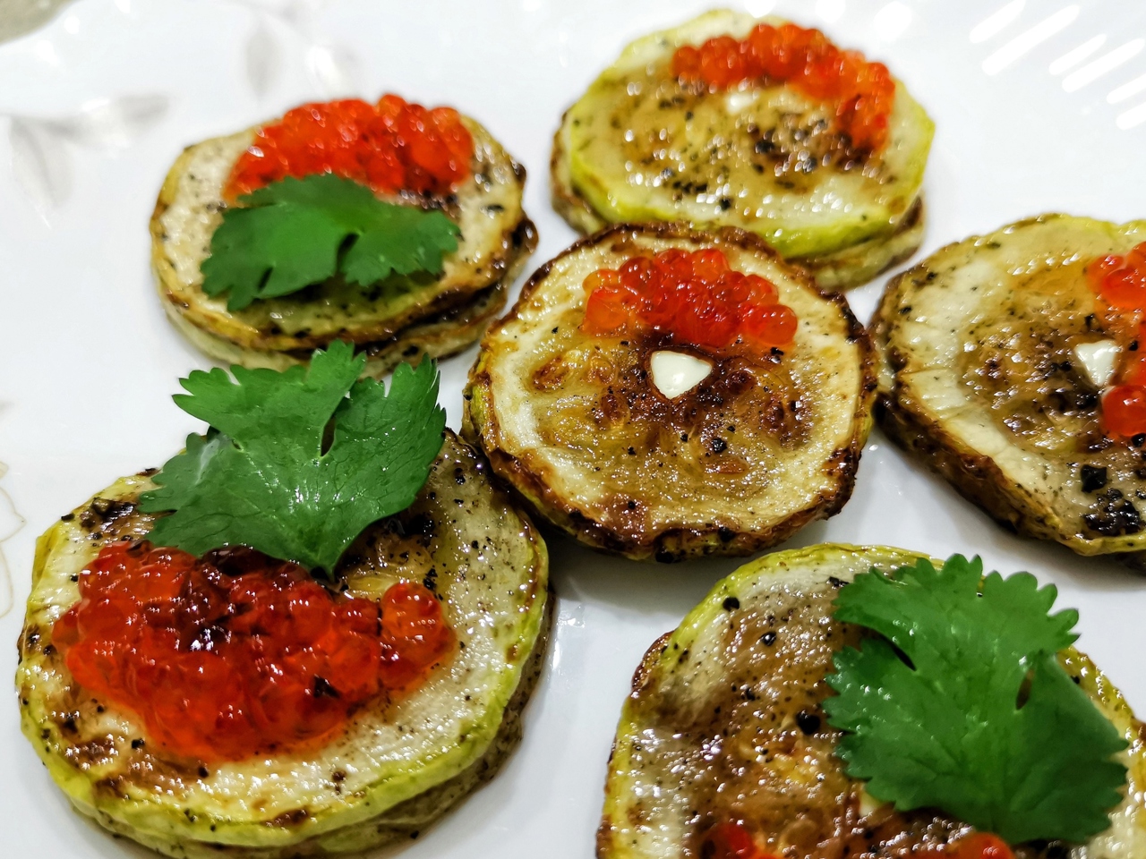 Garlic Zucchini Appetizer