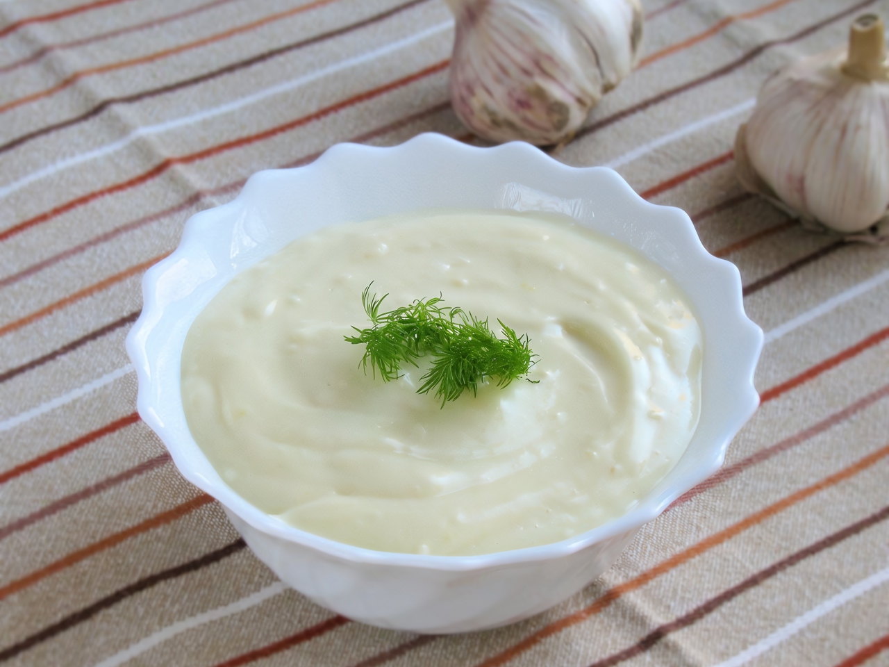Garlic Sauce for Potato Pancakes