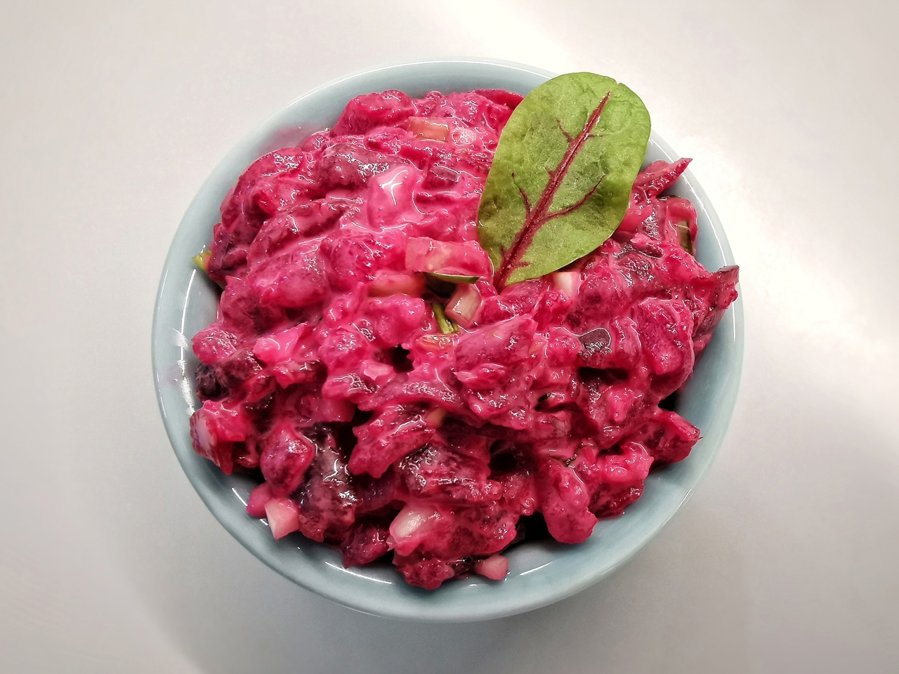 Garlic Beet and Celery Salad
