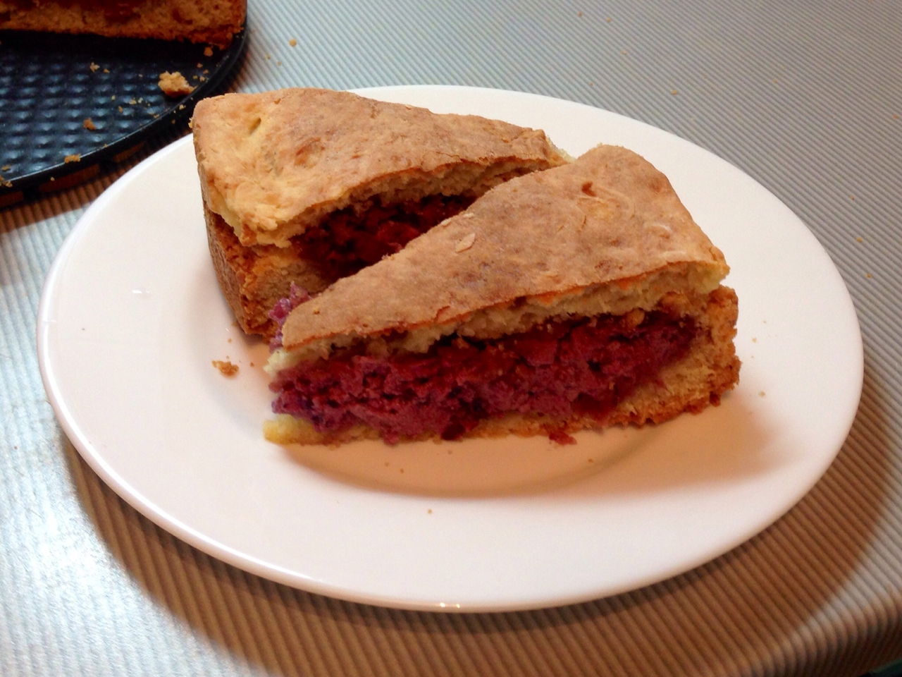 Cheesecake with Black Currants