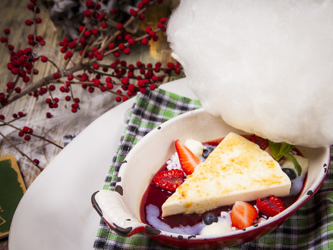 Berry Cheesecake from Christian's Restaurant