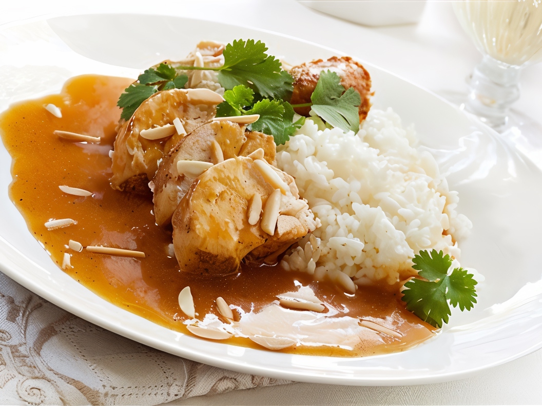 Chicken with Apricot Compote
