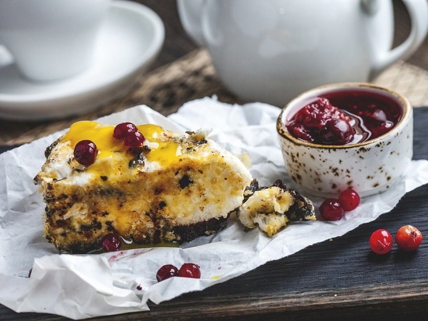 Citrus Cheesecake with Berries