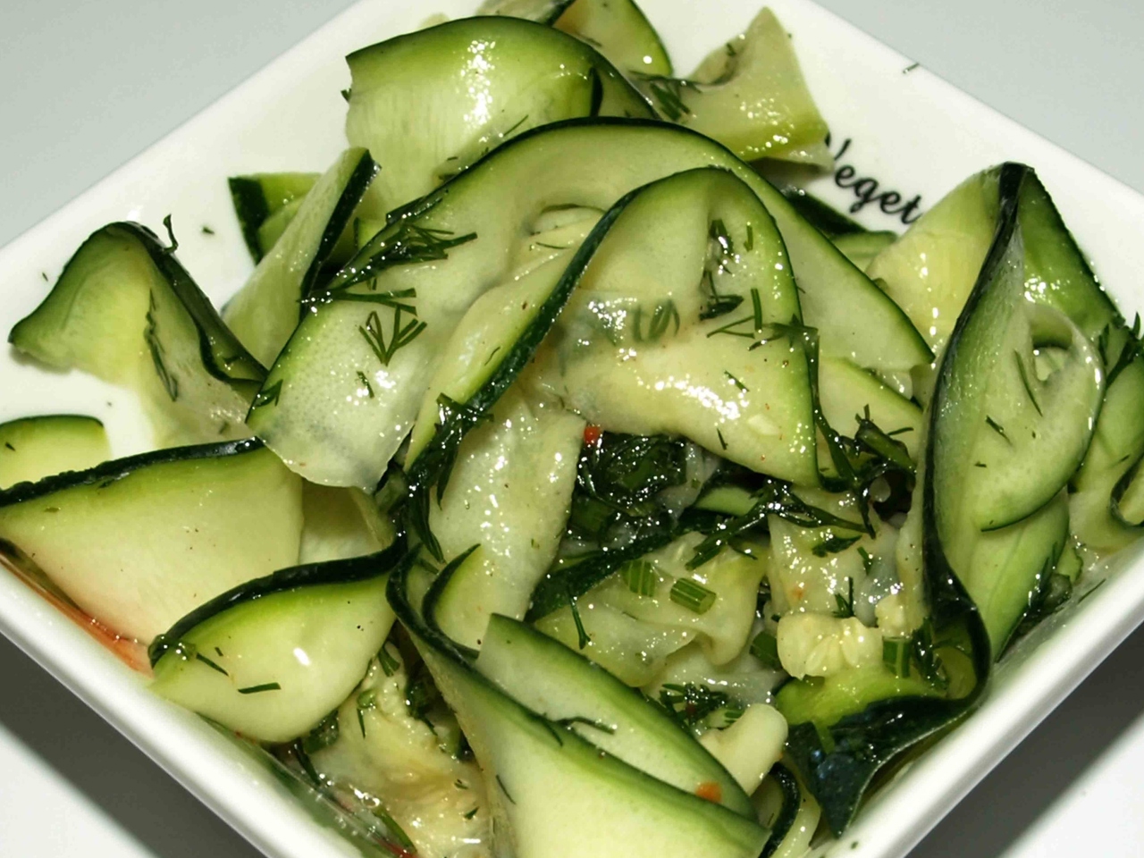 Zucchini in Lemon-Mustard Sauce