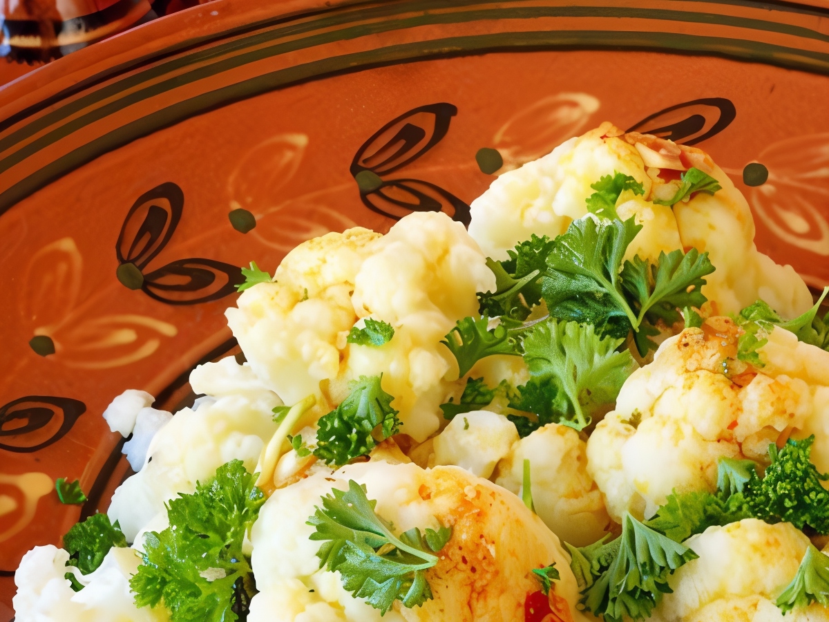 Cauliflower with Mustard-Tarragon Vinaigrette