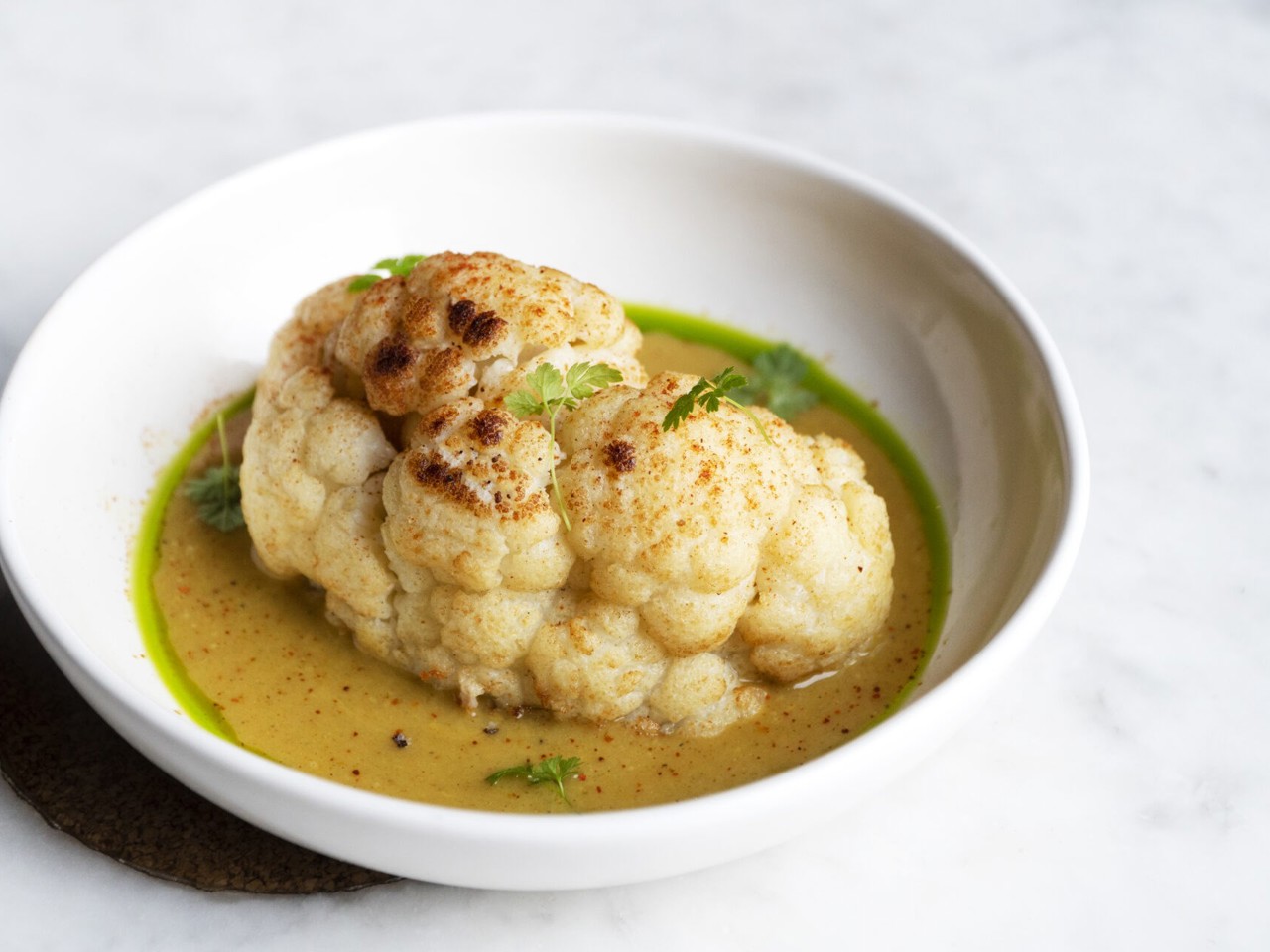 Cauliflower with Curry Sauce