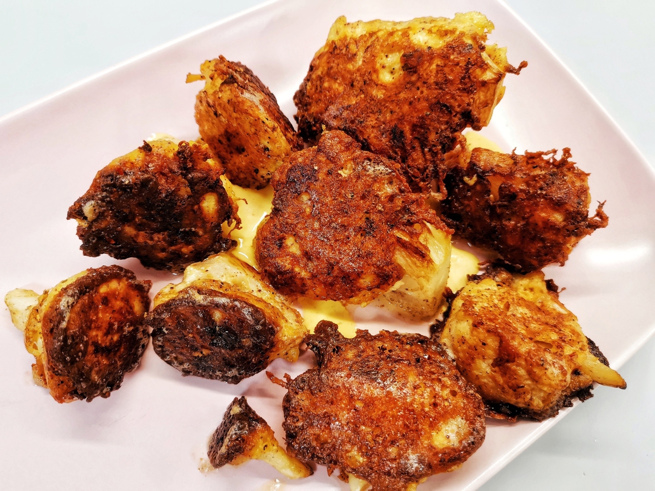 Cauliflower in Keto Batter