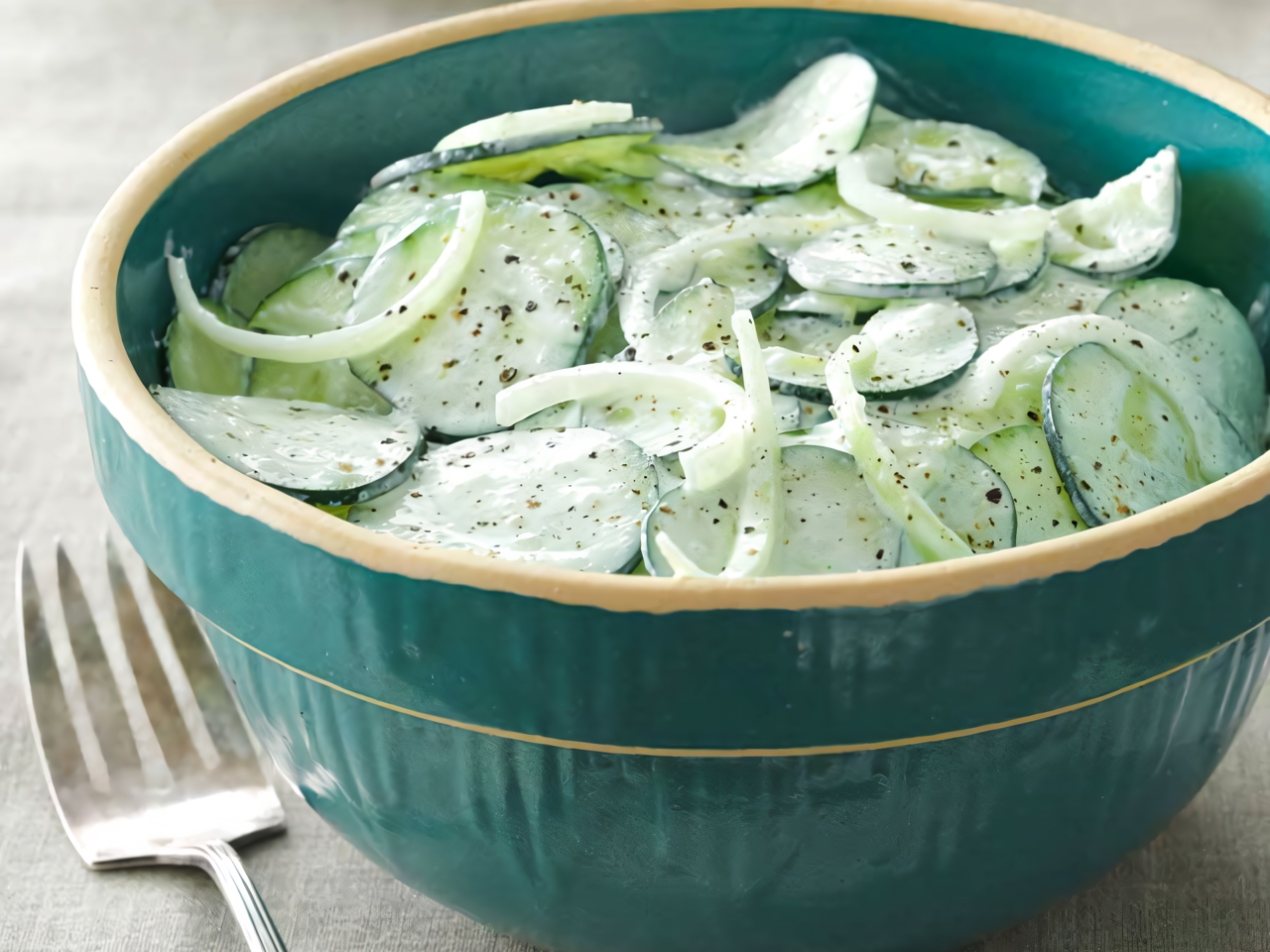 Country Salad with Young Cucumbers