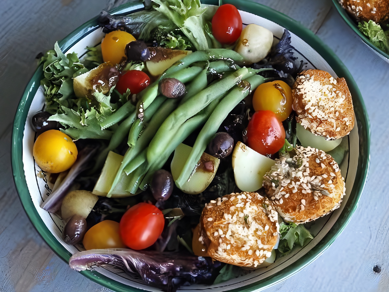 Country Salad with Goat Cheese