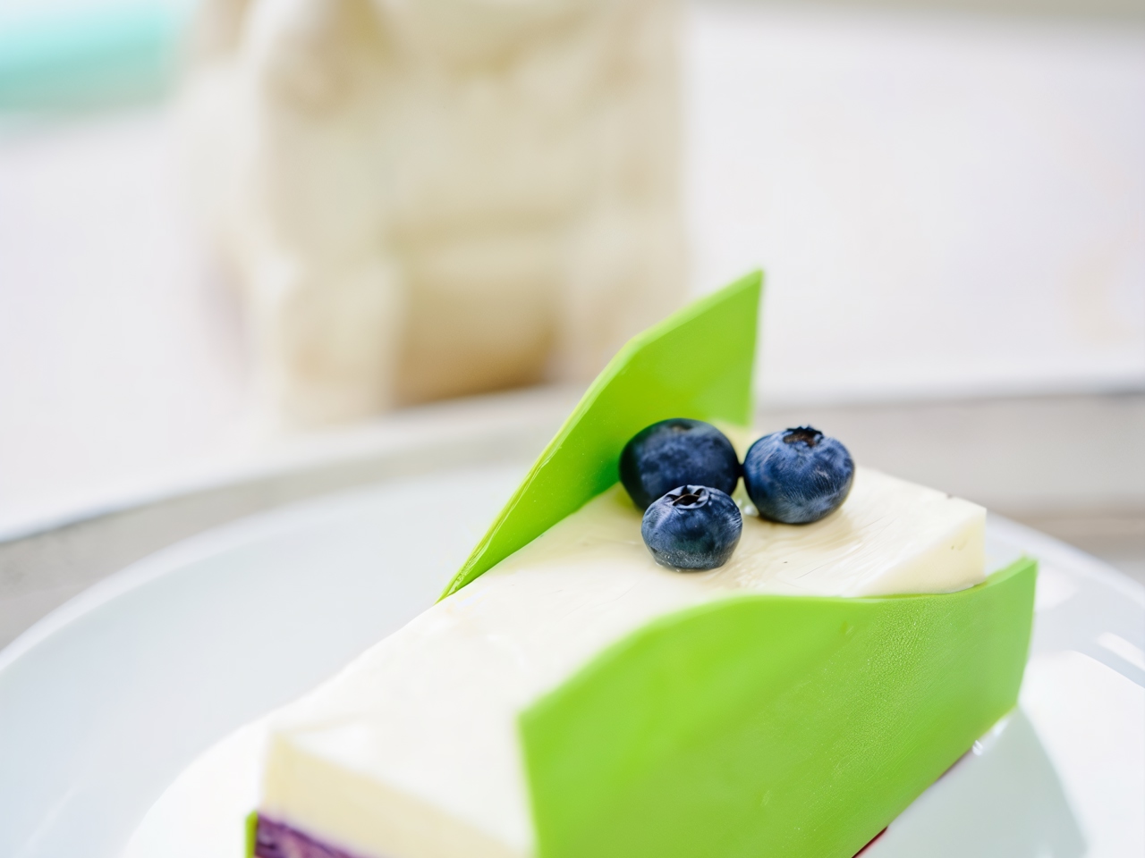 Blackcurrant Dessert with Blueberries