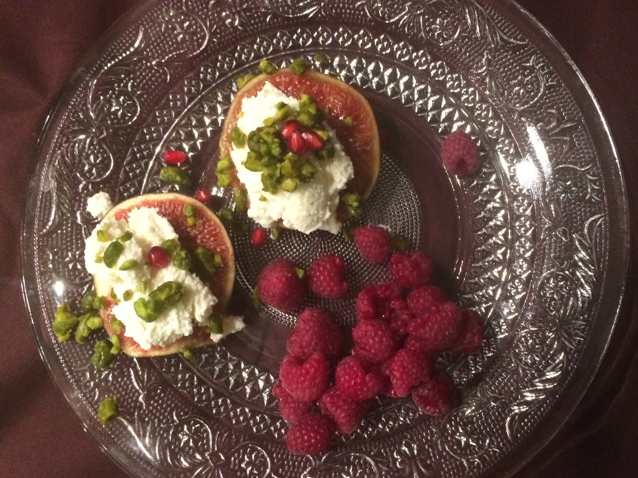 Fig and Raspberry Dessert