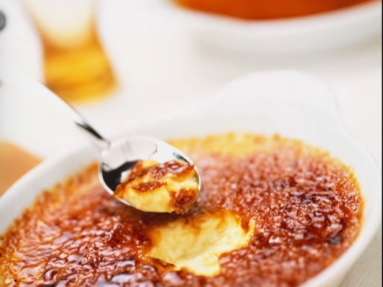 Dessert "Crème Brûlée"