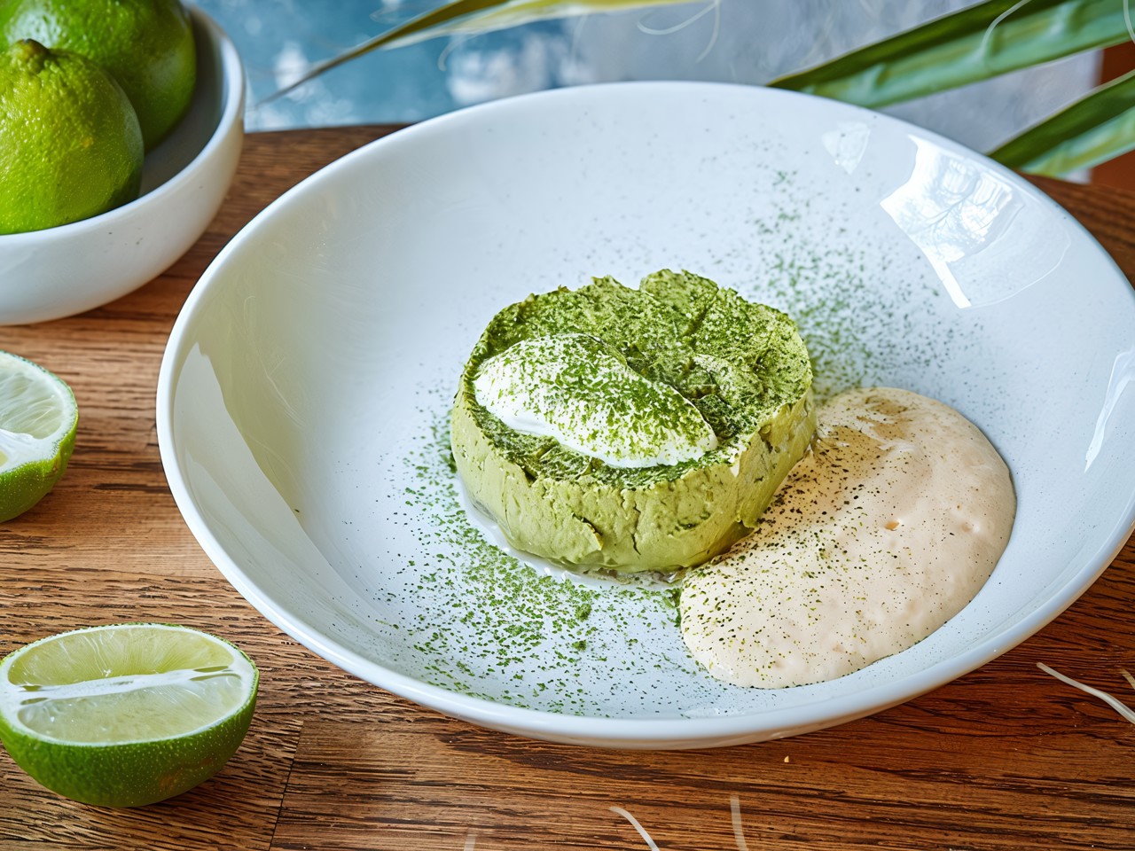 Matcha-Avocado Dessert