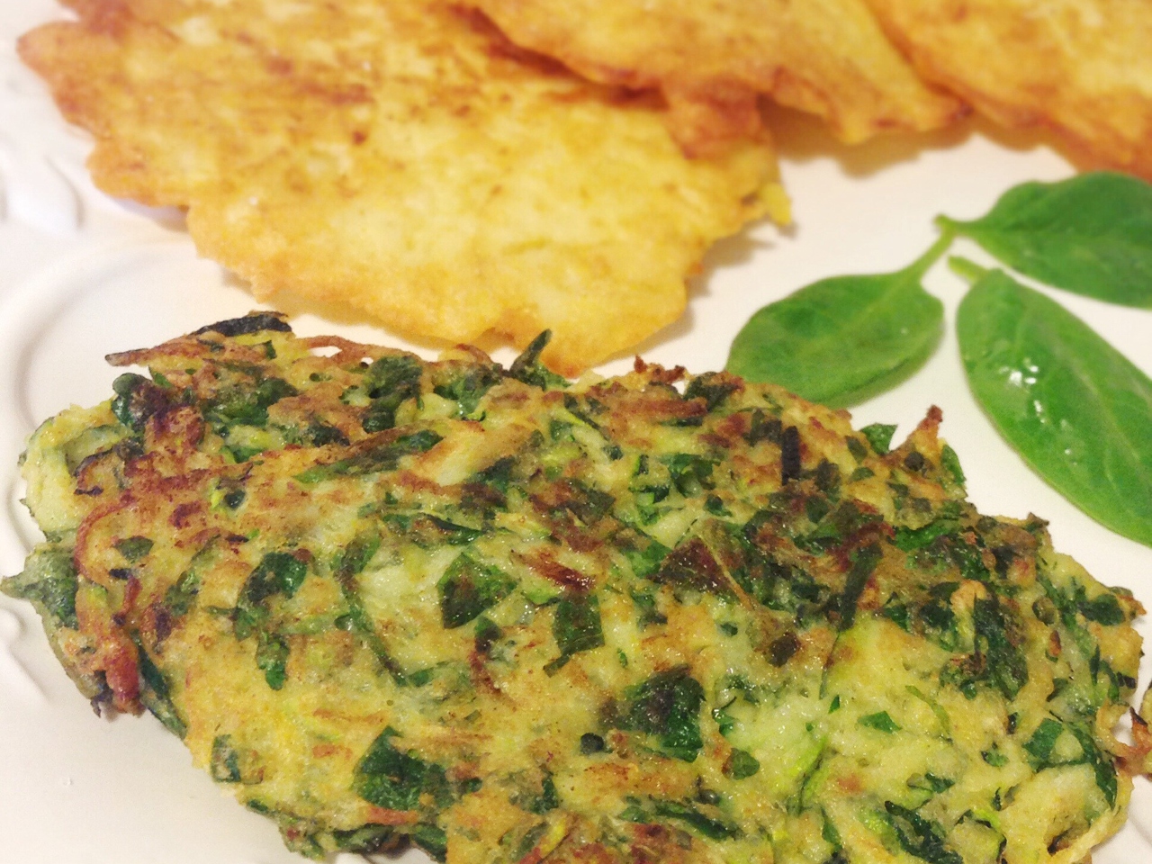 Detox Zucchini Fritters with Green Onions and Mint