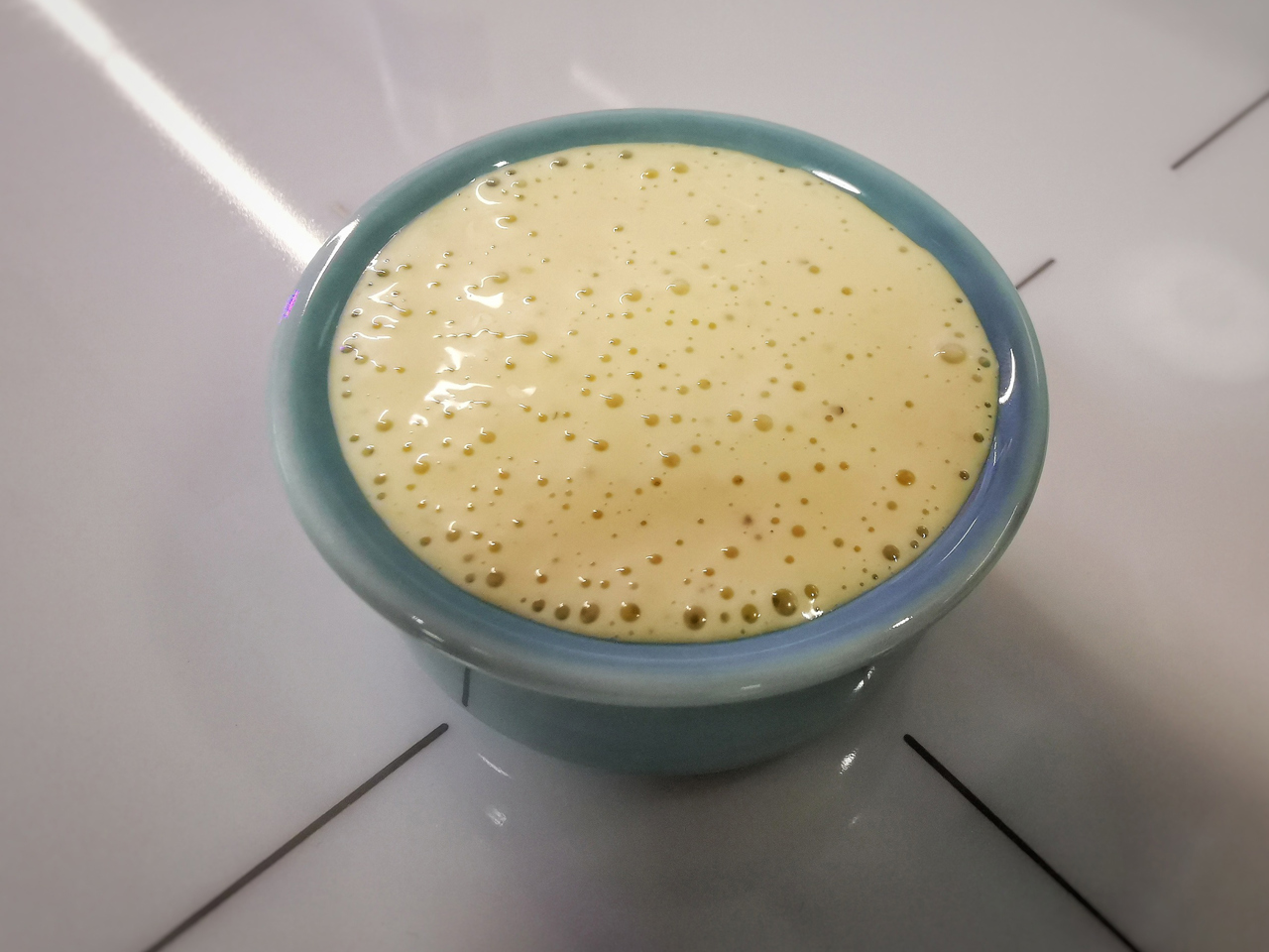 Homemade Mayonnaise with Two Types of Eggs