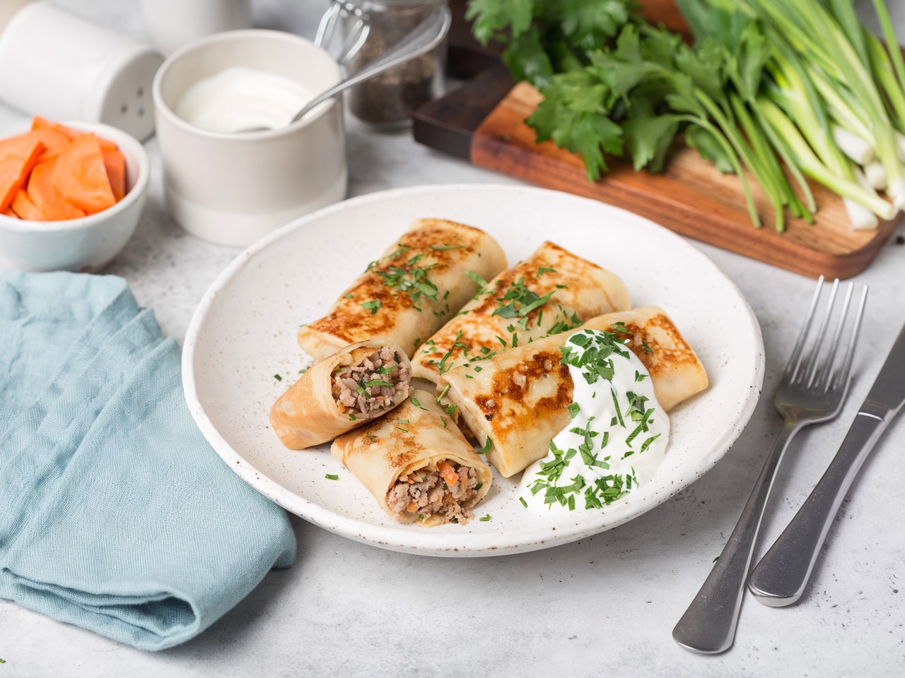 Homemade Meat Pancakes