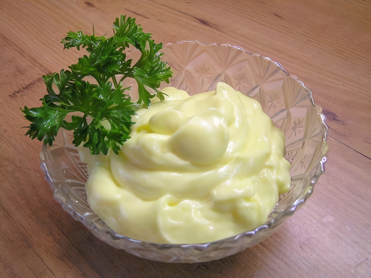Homemade Mayonnaise with Wine Vinegar