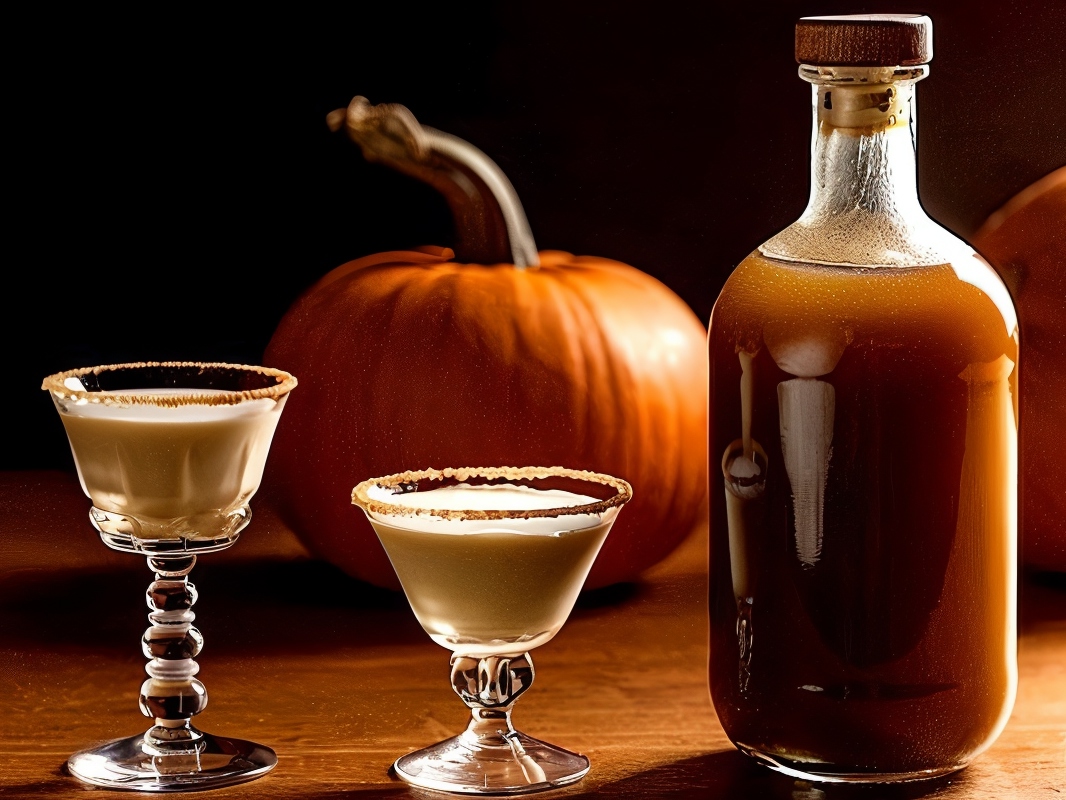Homemade Spiced Pumpkin Liqueur