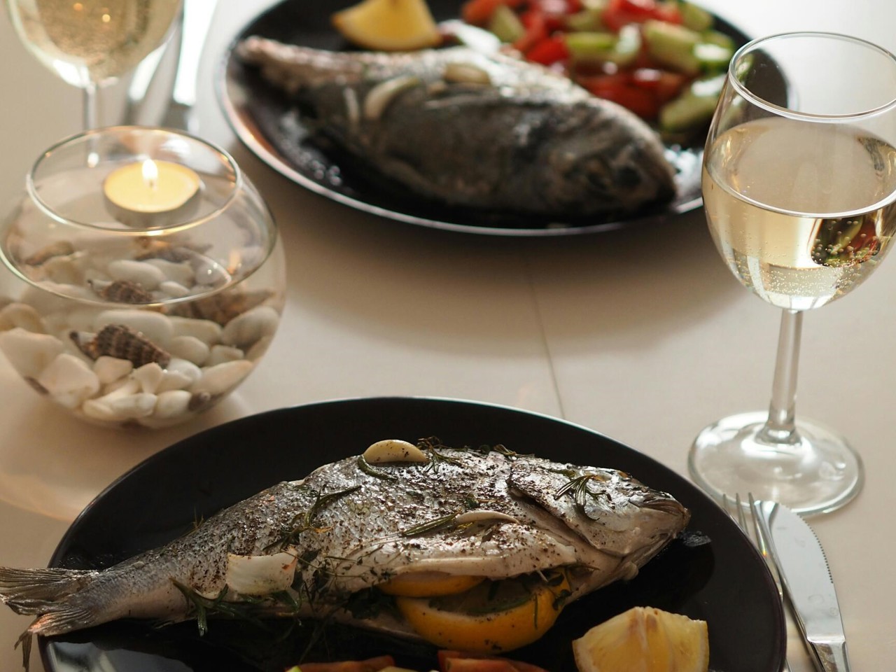 Sea Bream with Rosemary and Thyme