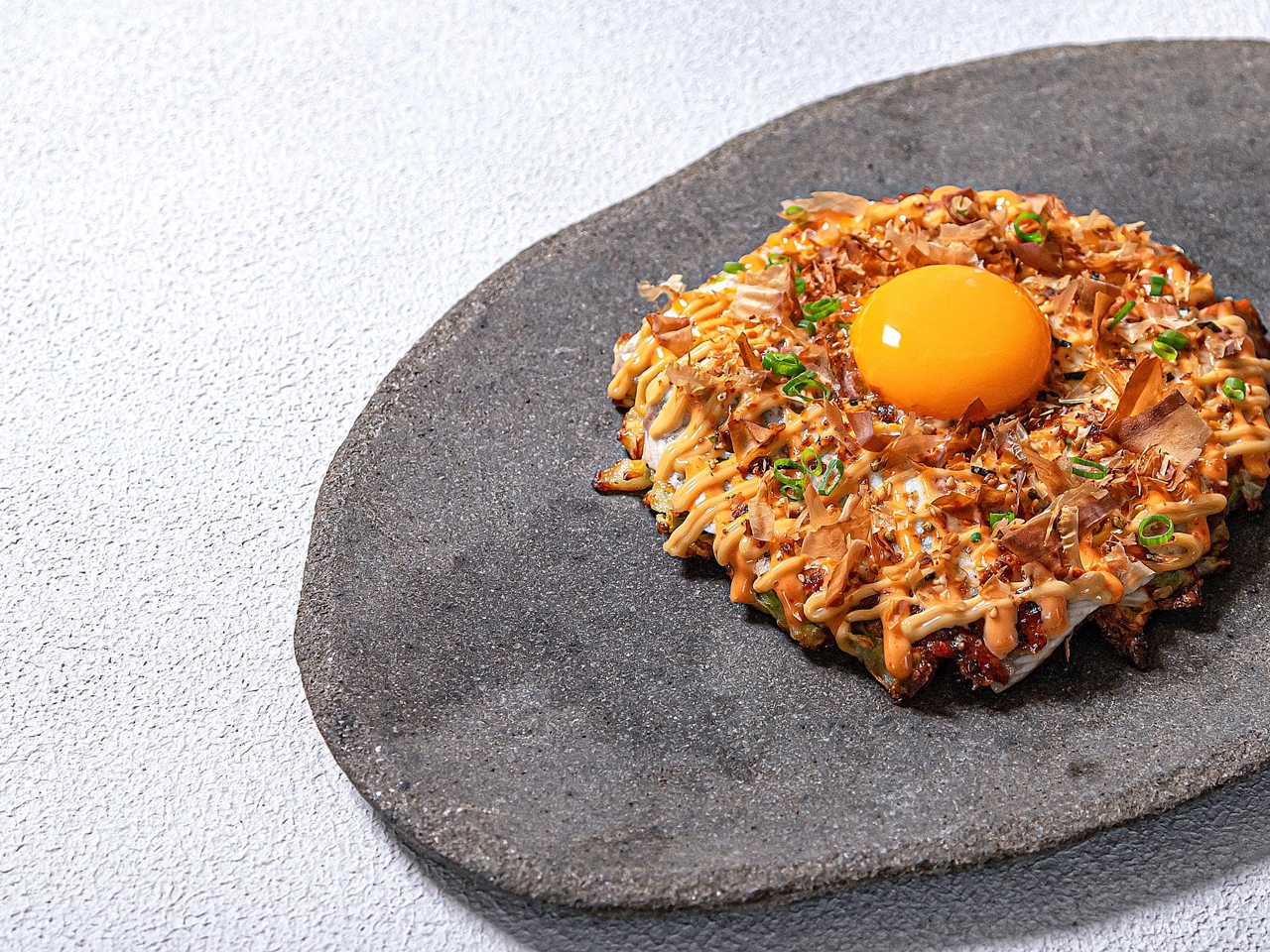 Cabbage Fritters with Eel