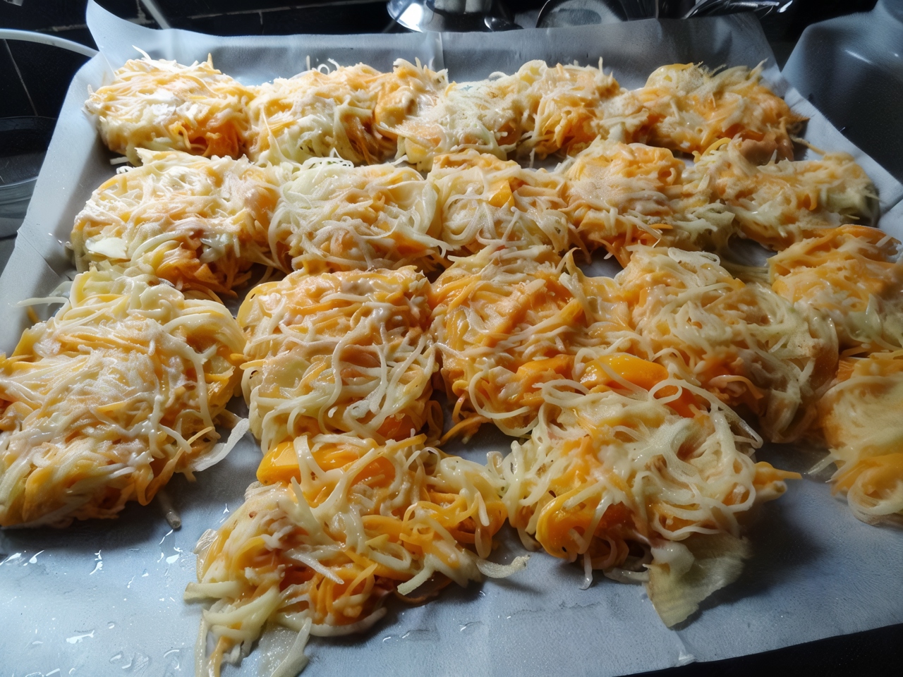 Potato and Pumpkin Fritters in the Oven