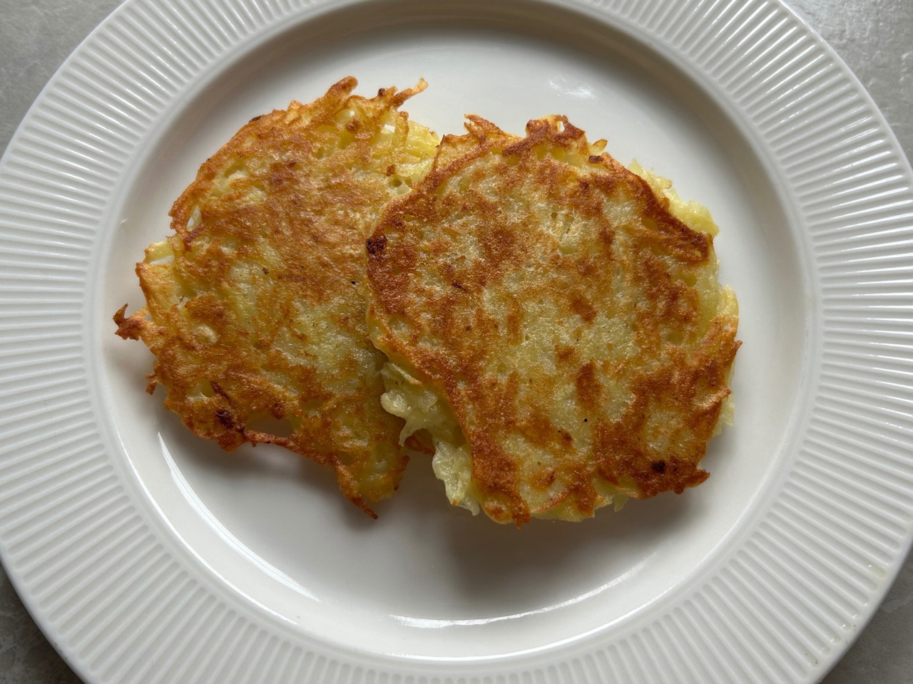 Potato Pancakes with Onion