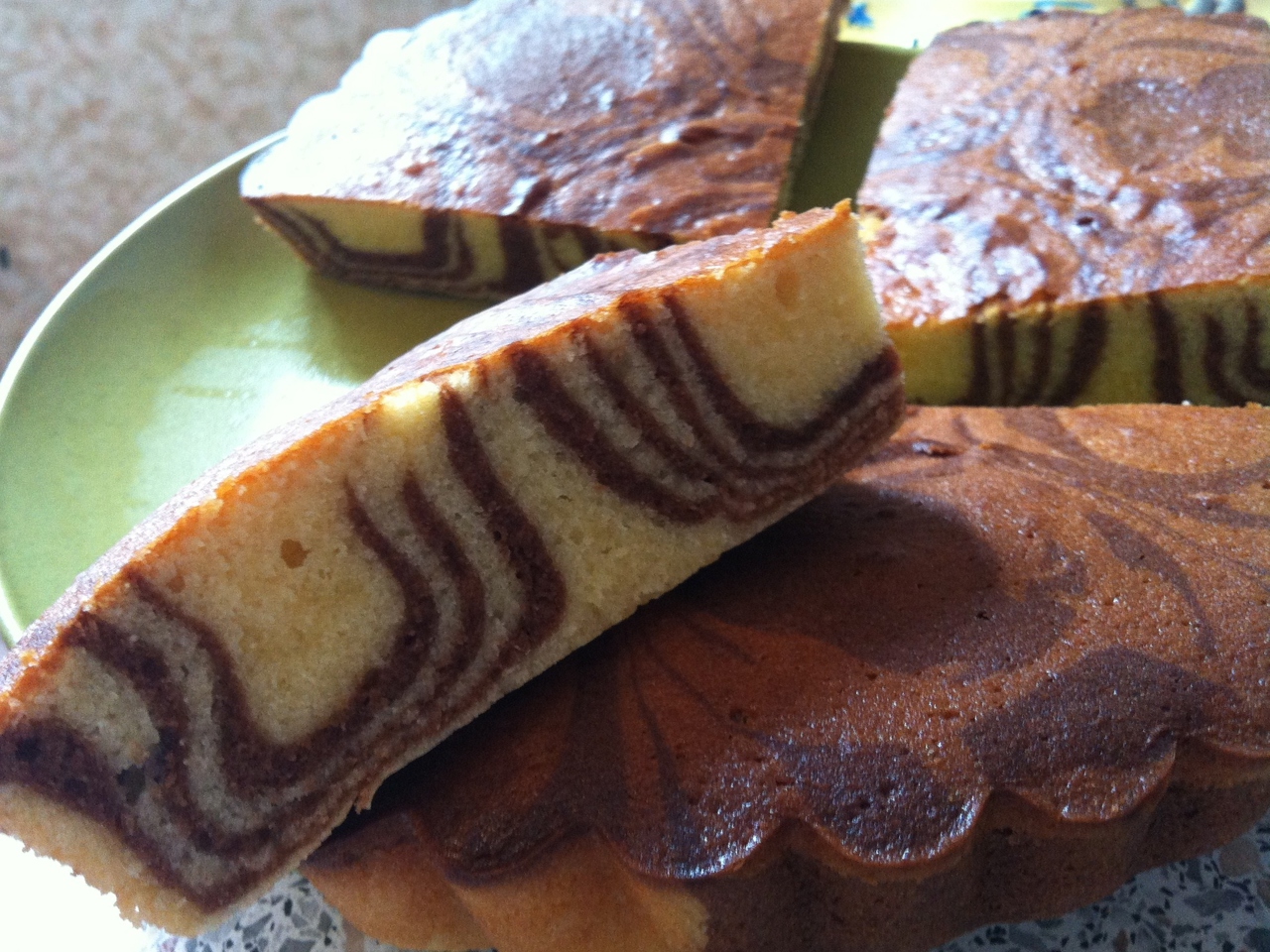 Two-Tone Cake