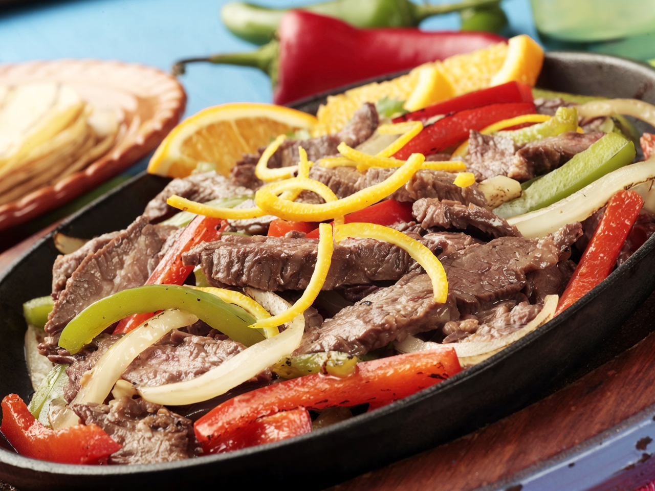 Beef Tenderloin Fajitas
