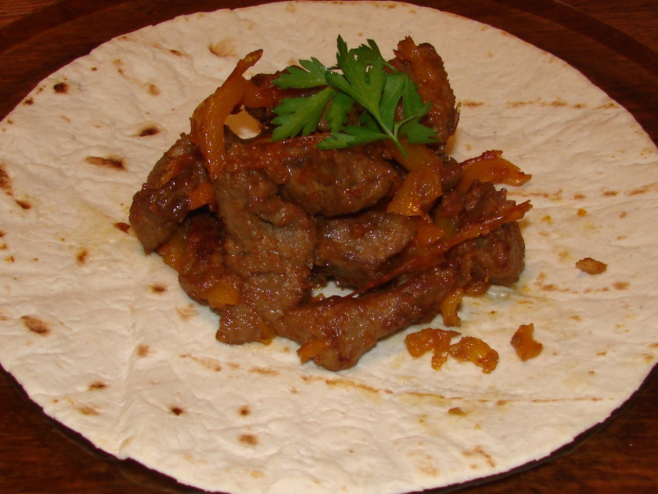 Beef and Tequila Fajitas