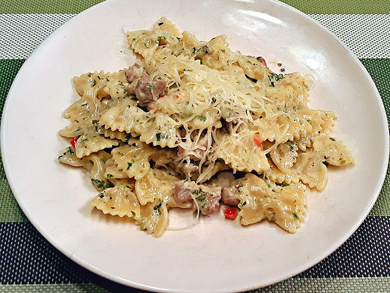 Farfalle with Lamb