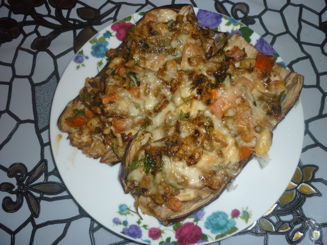 Catalan Stuffed Eggplants