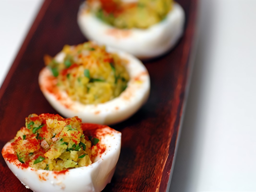 Stuffed Eggs with Guacamole