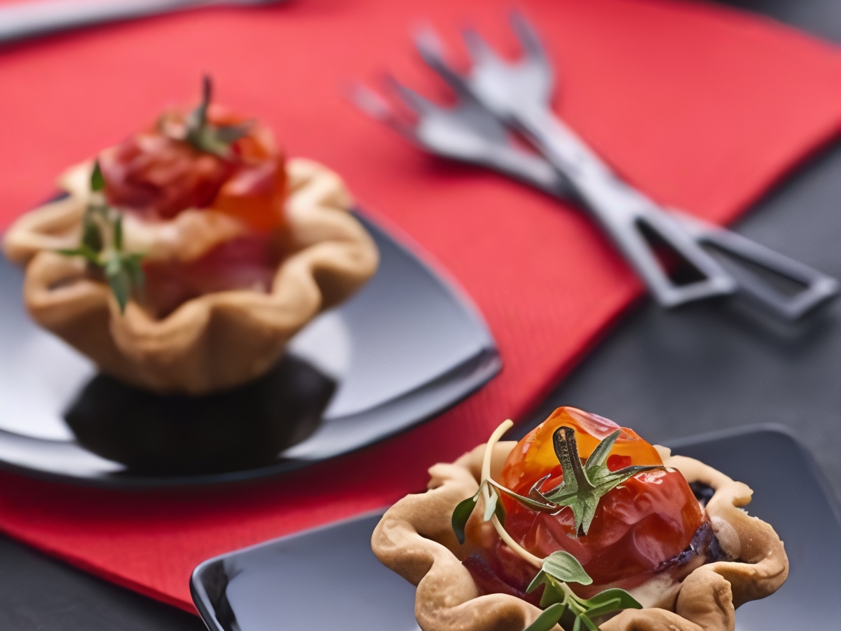 Stuffed Tomatoes in Puff Pastry