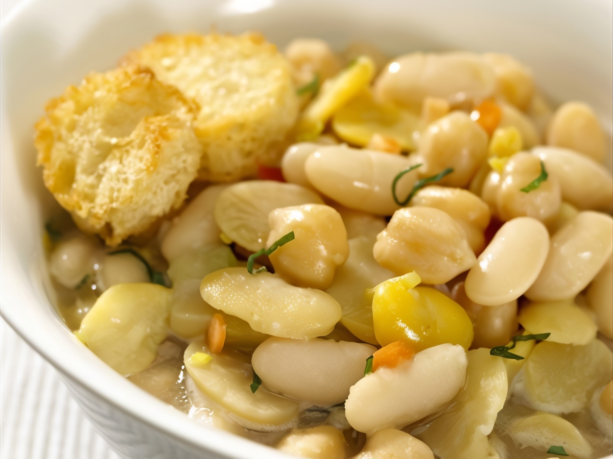 Beans with Oil and Onions
